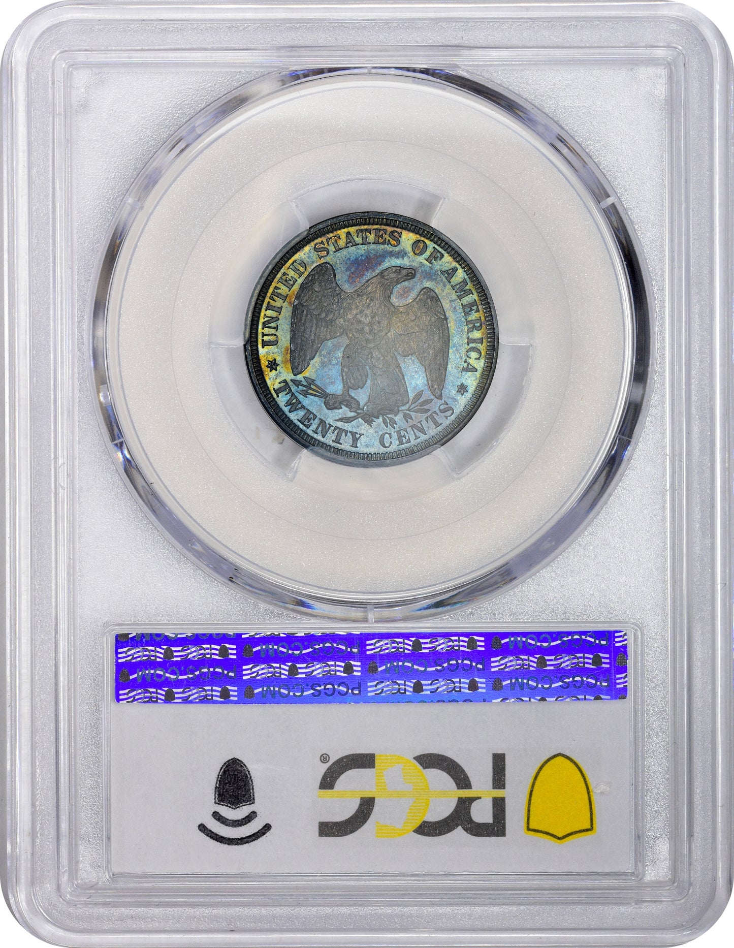1875 20C PR65 PCGS CAC REV HOLDER
