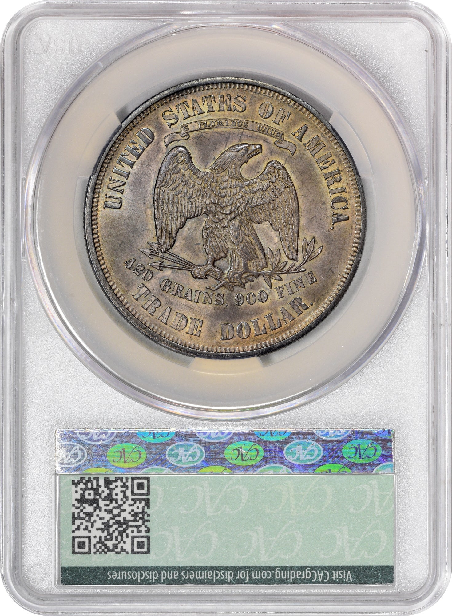 1876 T$1 Ms61 Cacg $1