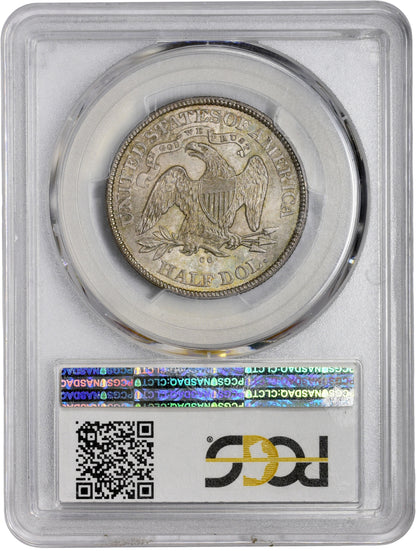 1877-CC 50C MS66 PCGS CAC REV HOLDER