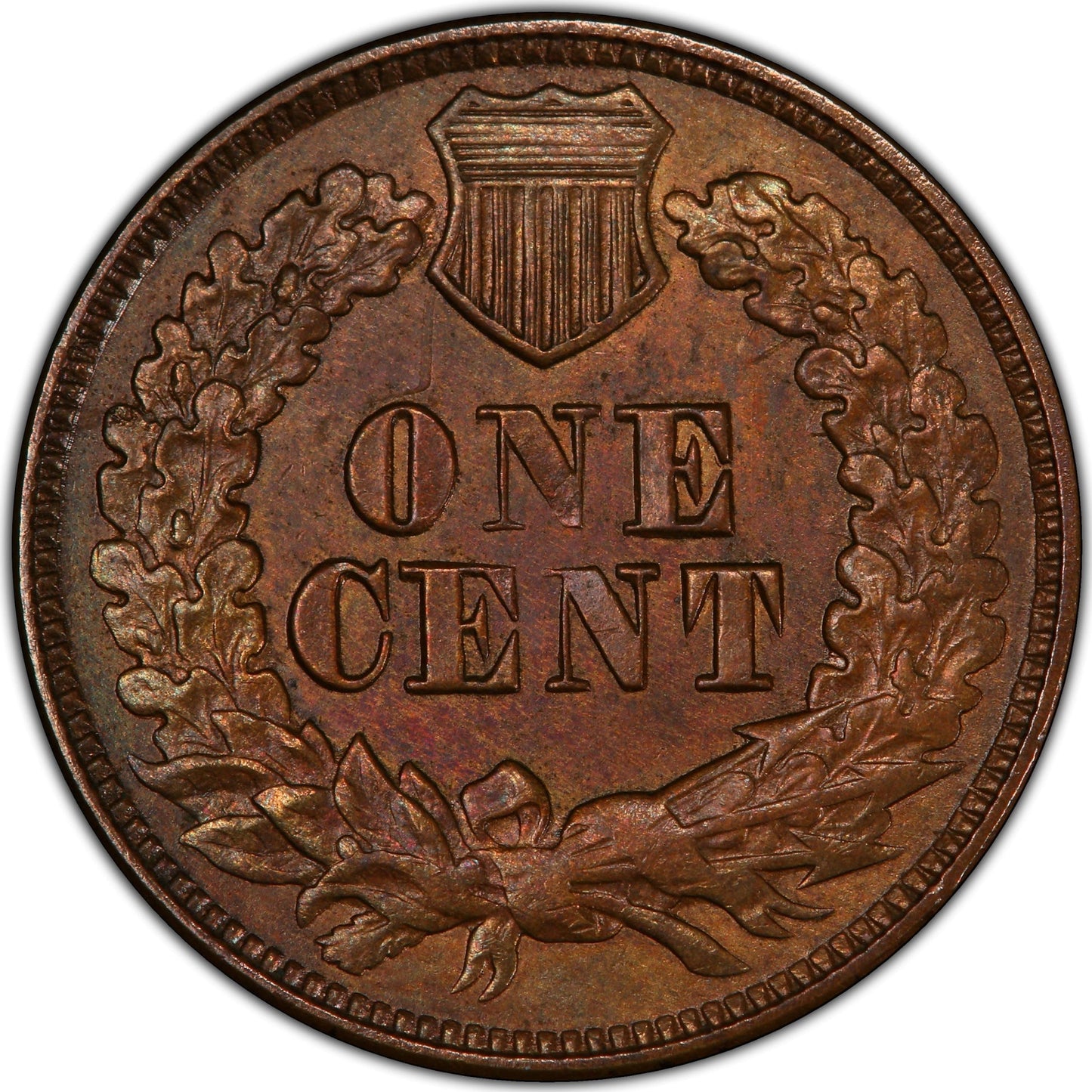 1877 1C MS62 BN PCGS CAC 1C