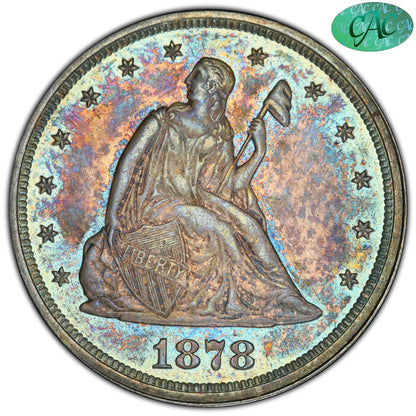 1878 20C PR62 PCGS CAC