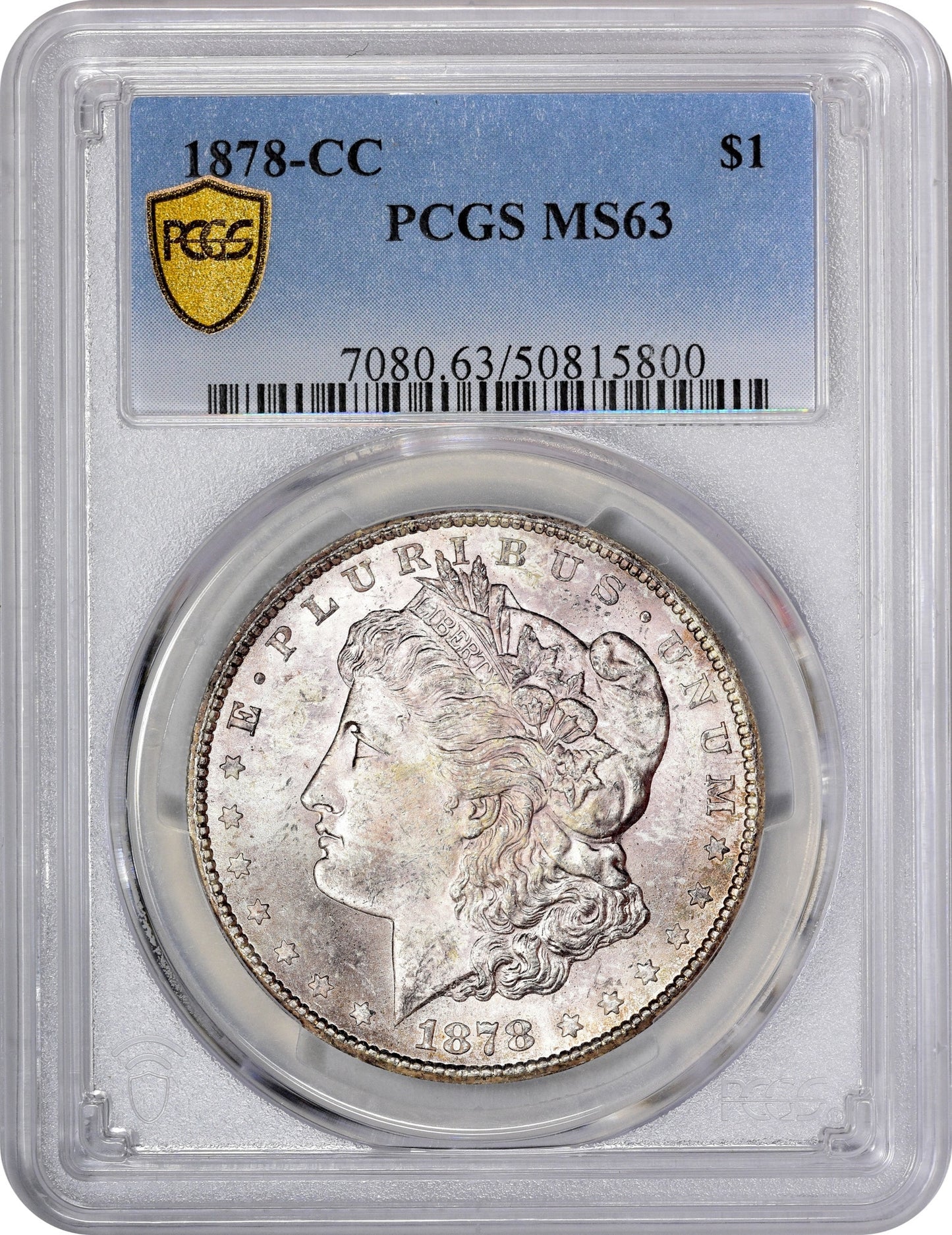 1878-CC $1 MS63 PCGS