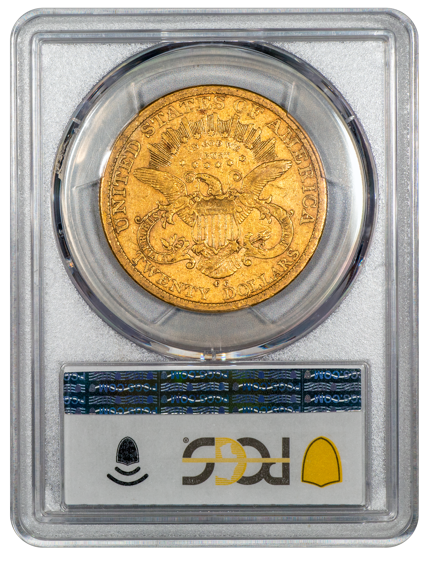 1878-CC Liberty Head Double Eagle $20 F15 PCGS CAC Reverse Holder
