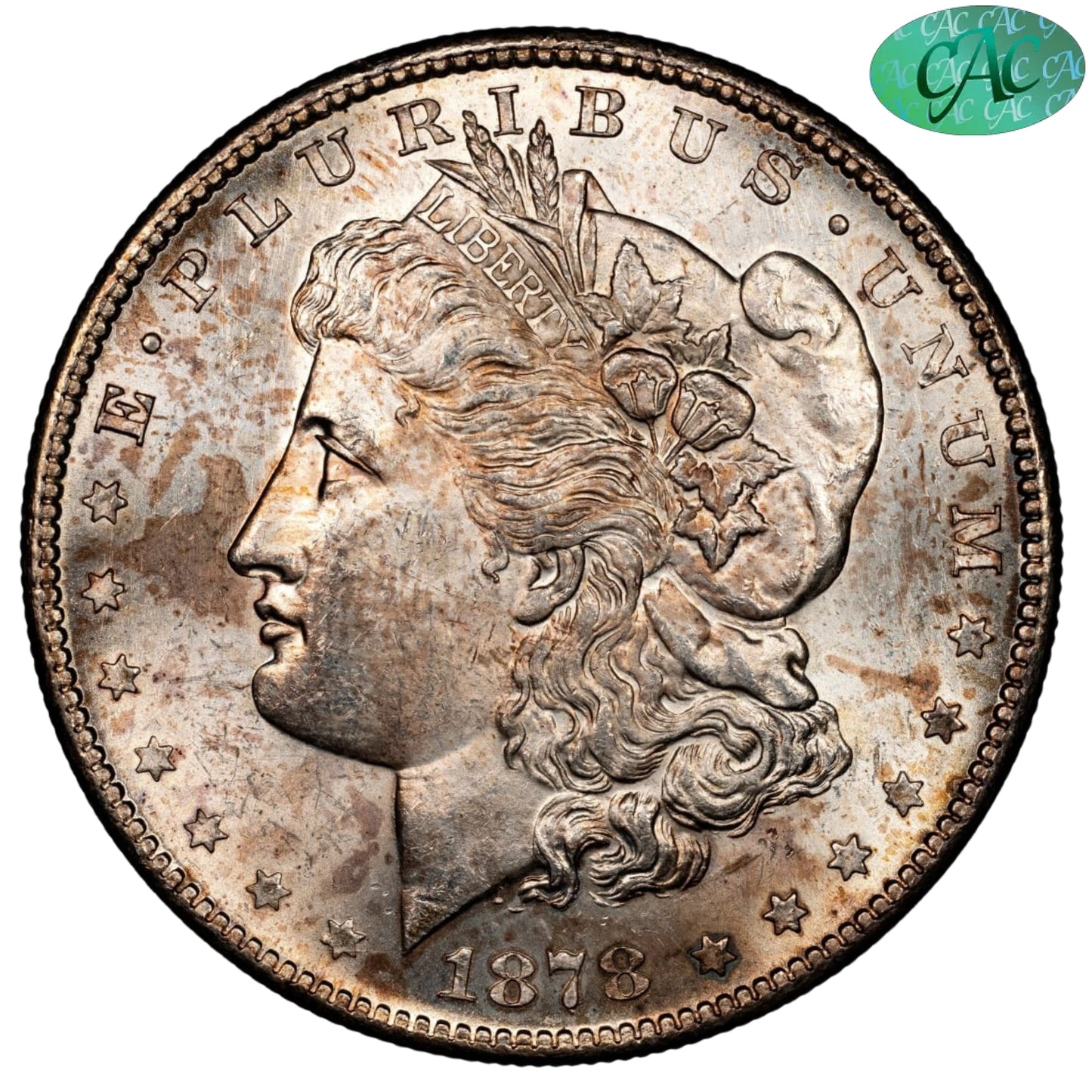 1878-S $1 Ms62 Cacg