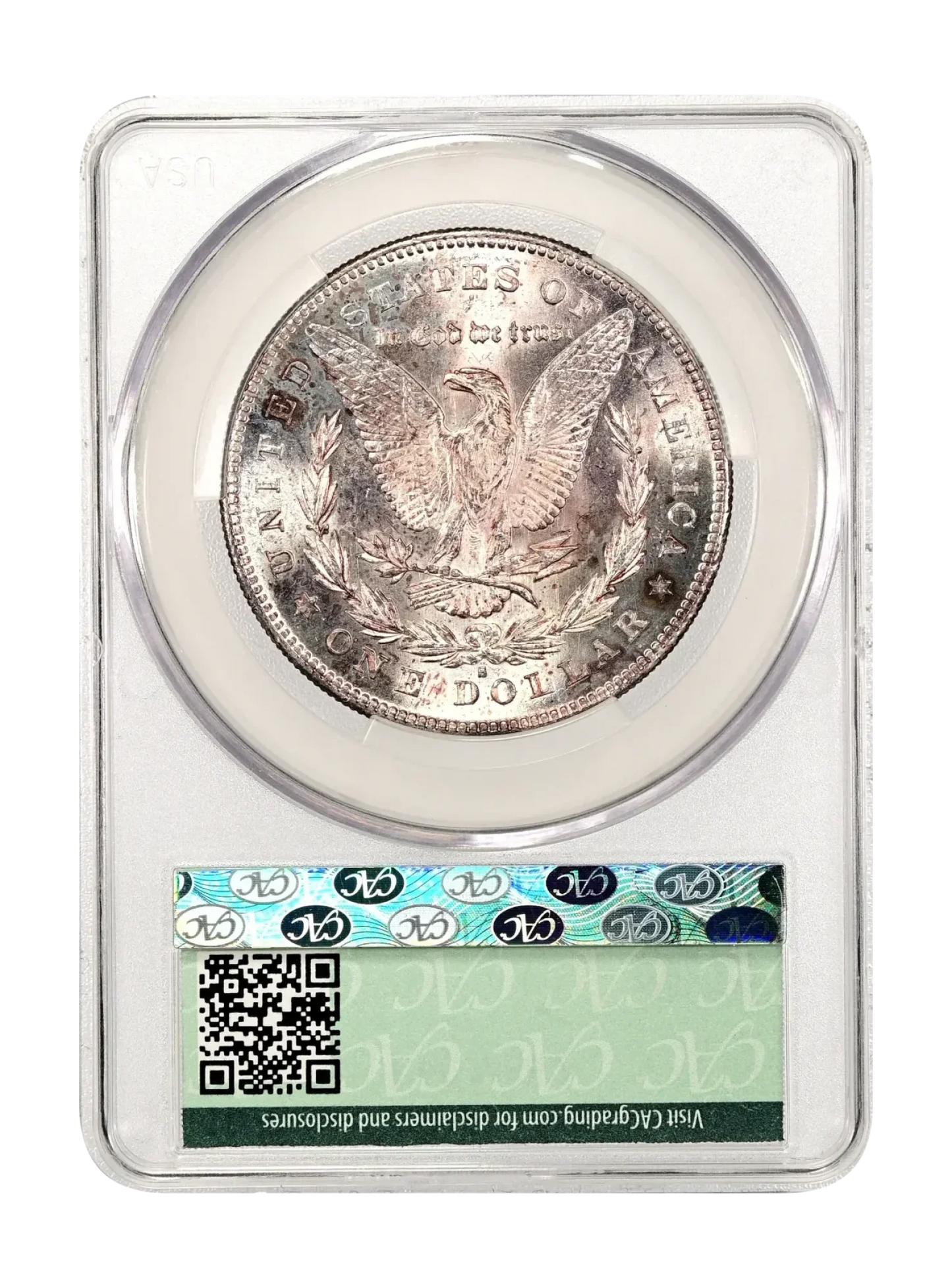 1878-S $1 Ms62 Cacg