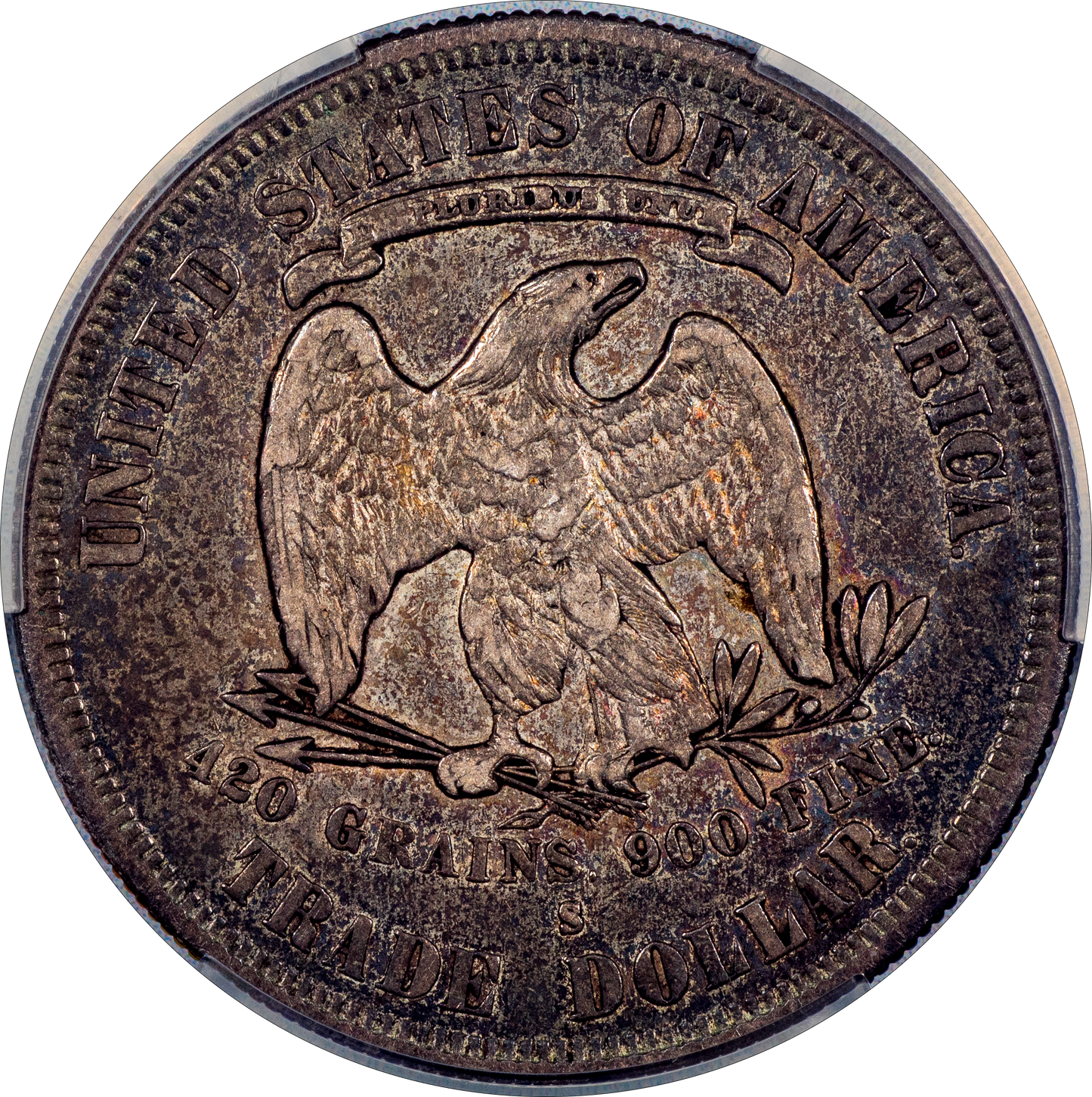 1878-S Tarde Dollar T$1 VF35 CACG Reverse