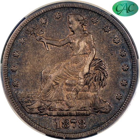 1878-S Trade Dollar T$1 VF35 CACG