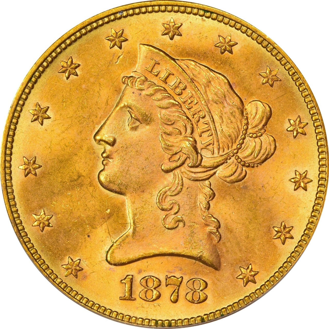 1878 $10 MS65 PCGS CAC - Paradime Coins | PCGS NGC CACG CAC Rare US Numismatic Coins For Sale