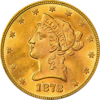 1878 $10 MS65 PCGS CAC - Paradime Coins | PCGS NGC CACG CAC Rare US Numismatic Coins For Sale