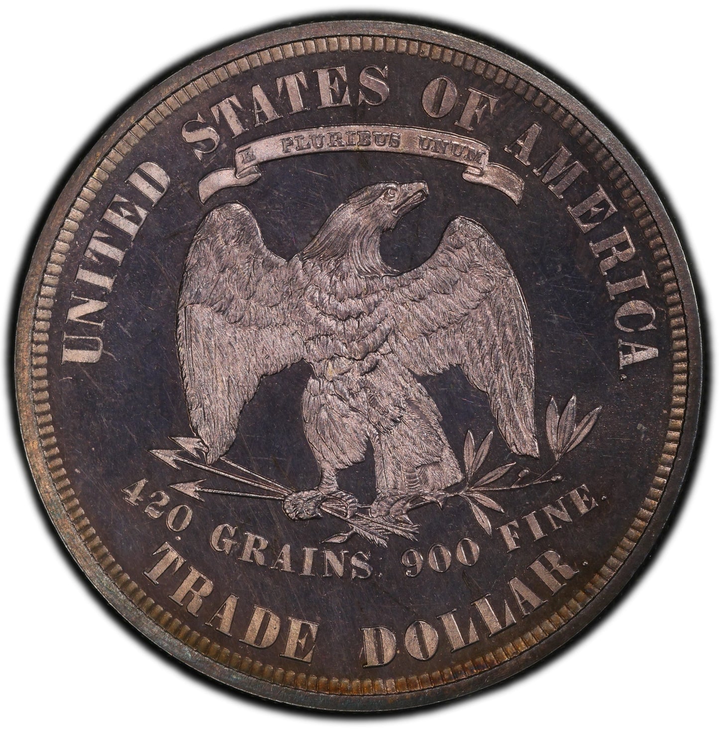 1878 T$1 PR65 CAM PCGS Reverse