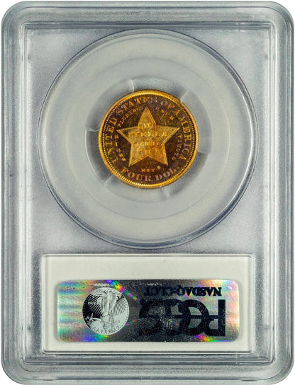 1879 $4 FLOWING HAIR STELLA PR64+ CAM PCGS CAC REV HOLDER
