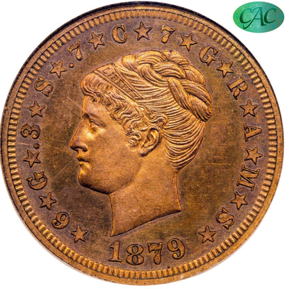 1879 $4 GILT J-1639 PR63 NGC CAC Others
