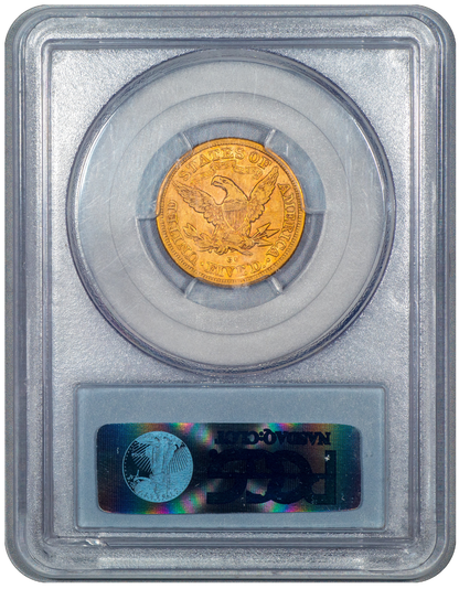 1879-CC Liberty Head Half Eagle $5 VF35 PCGS CAC Reverse Holder