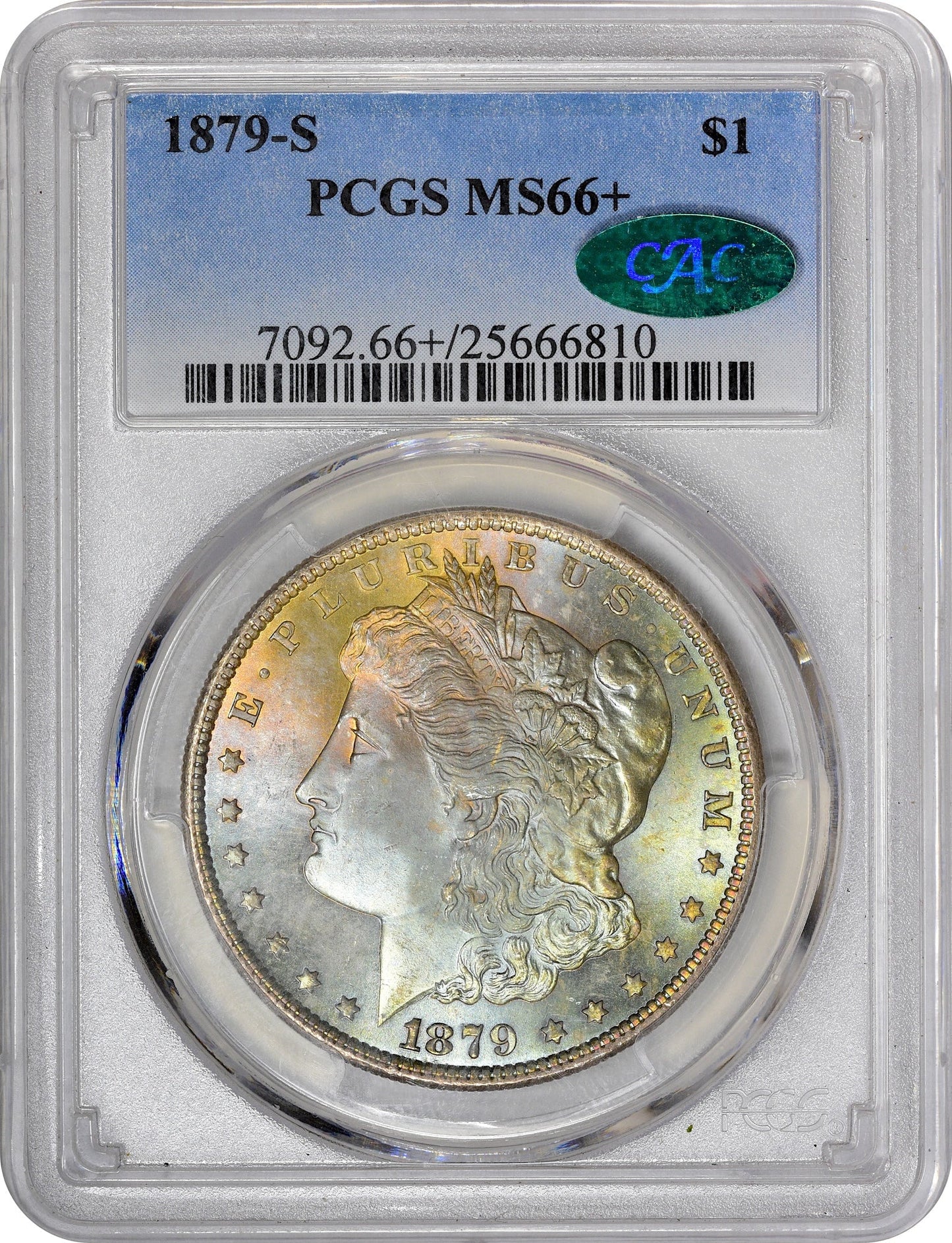 1879-S $1 Ms66 + Pcgs Cac