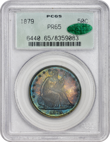 1879 50C PR65 OGH PCGS CAC