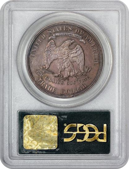 1879 T$1 OGH PR60 PCGS CAC REVERSE HOLDER