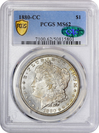 1880-CC $1 MS62 PCGS CAC