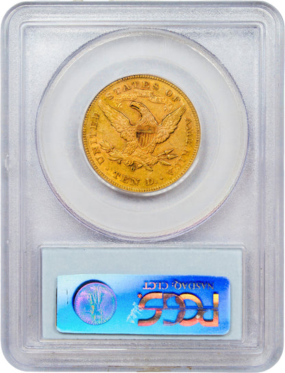 1880-O $10 AU50 PCGS CAC EX ELIASBERG REVERSE HOLDER