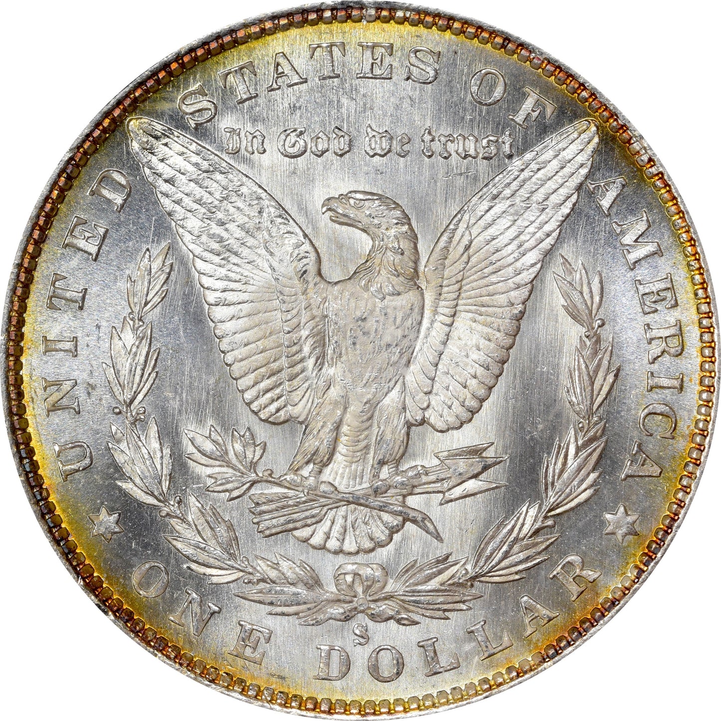 1880-S $1 MS66 PCGS BACK