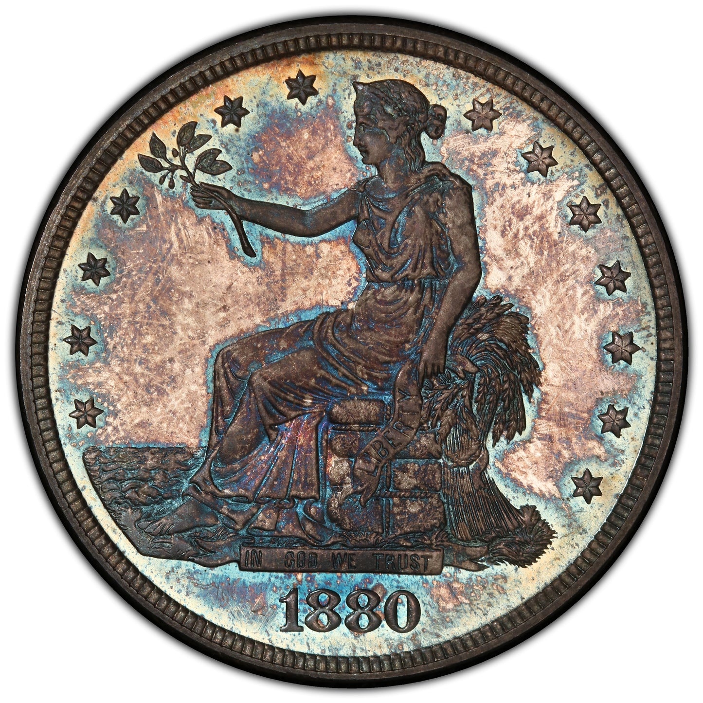 1880 T$1 PR65+ PCGS CAC