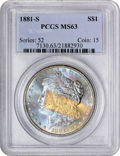 1881-S $1 MS63 PCGS 