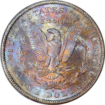 1881-S $1 MS63 PCGS BACK