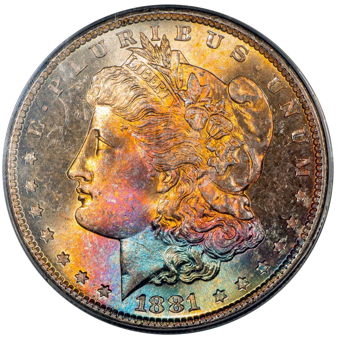 1881-S $1 MORGAN DOLLAR MS65 OGH PCGS CAC
