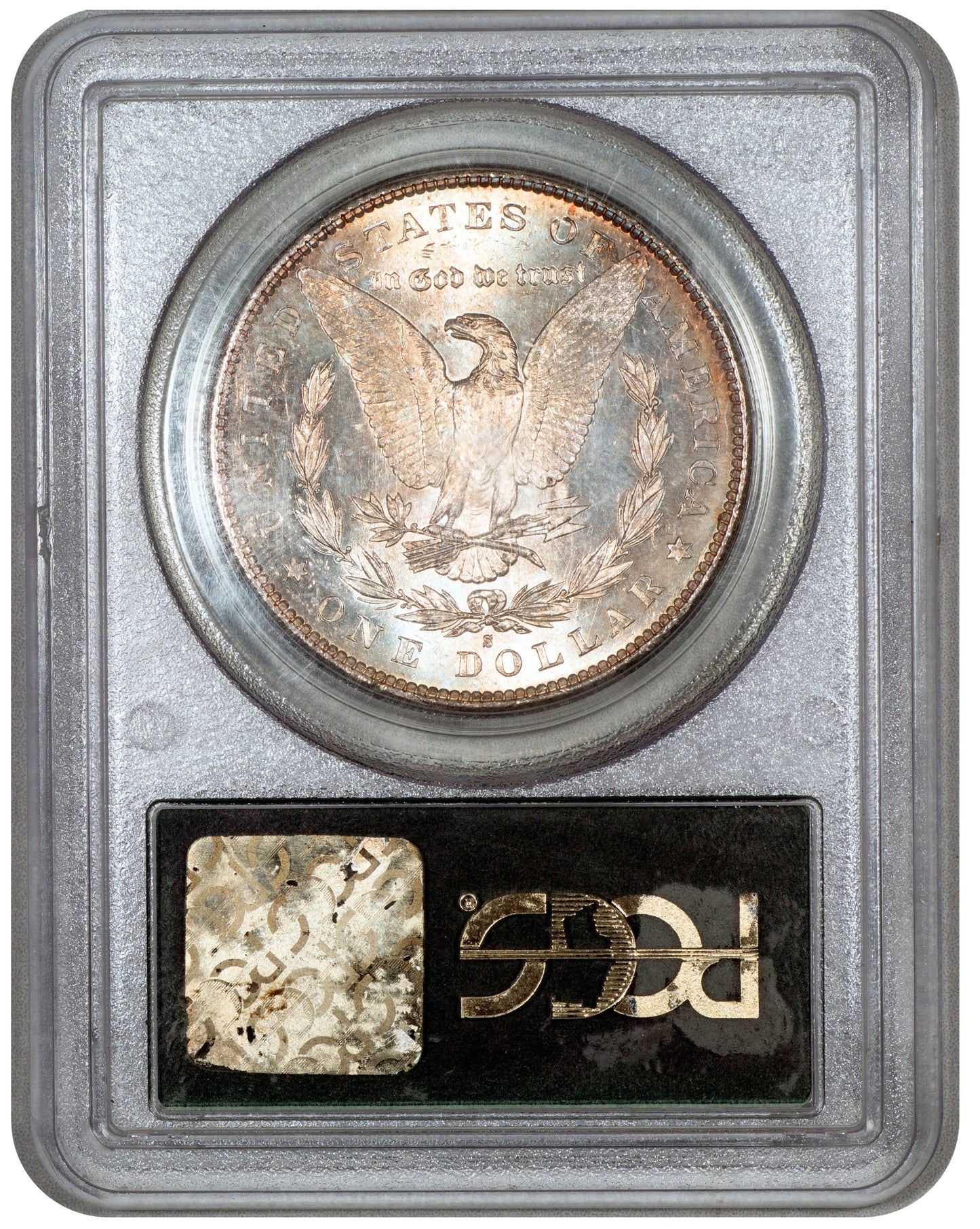 1881-S $1 MORGAN DOLLAR MS65 OGH PCGS CAC REVERSE HOLDER