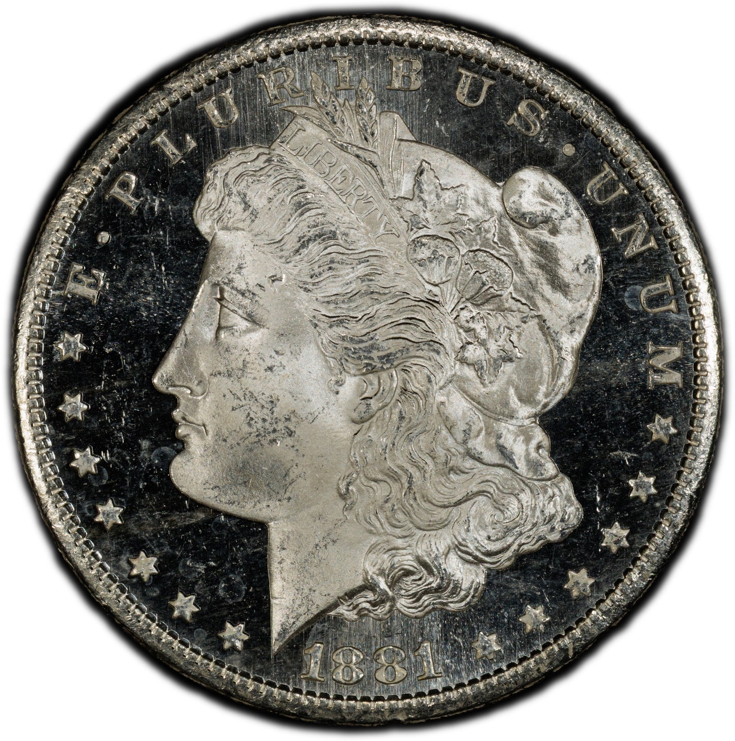 1881-S $1 MS66 DMPL PCGS CAC