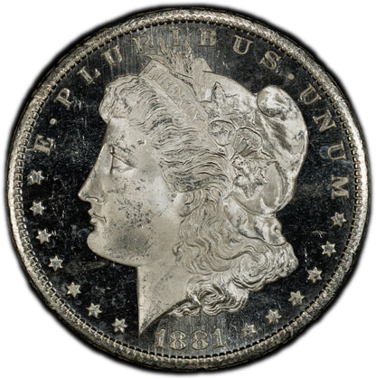1881-S $1 MS66 DMPL PCGS CAC