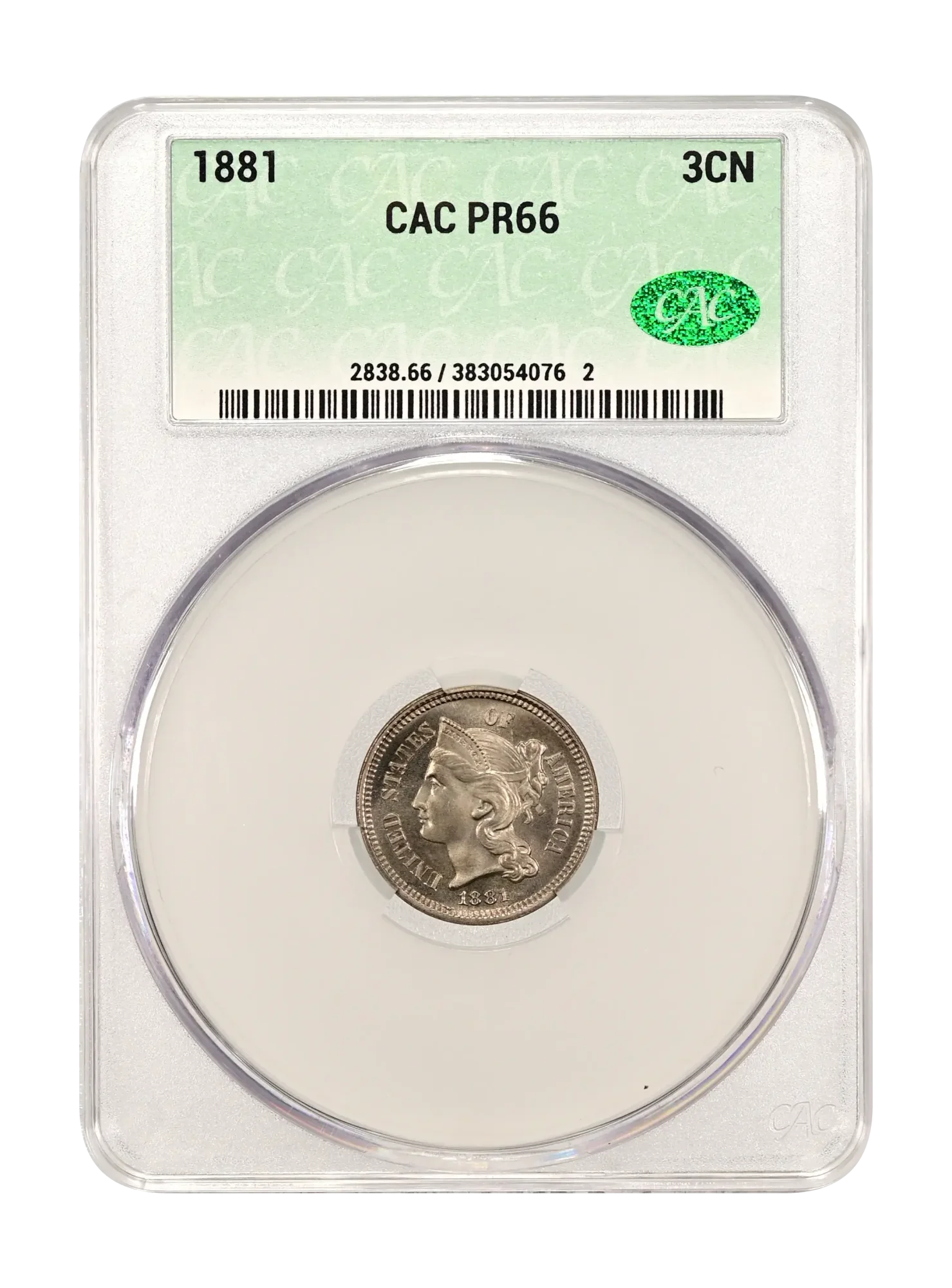 1881 3CN PR66 CACG HOLDER