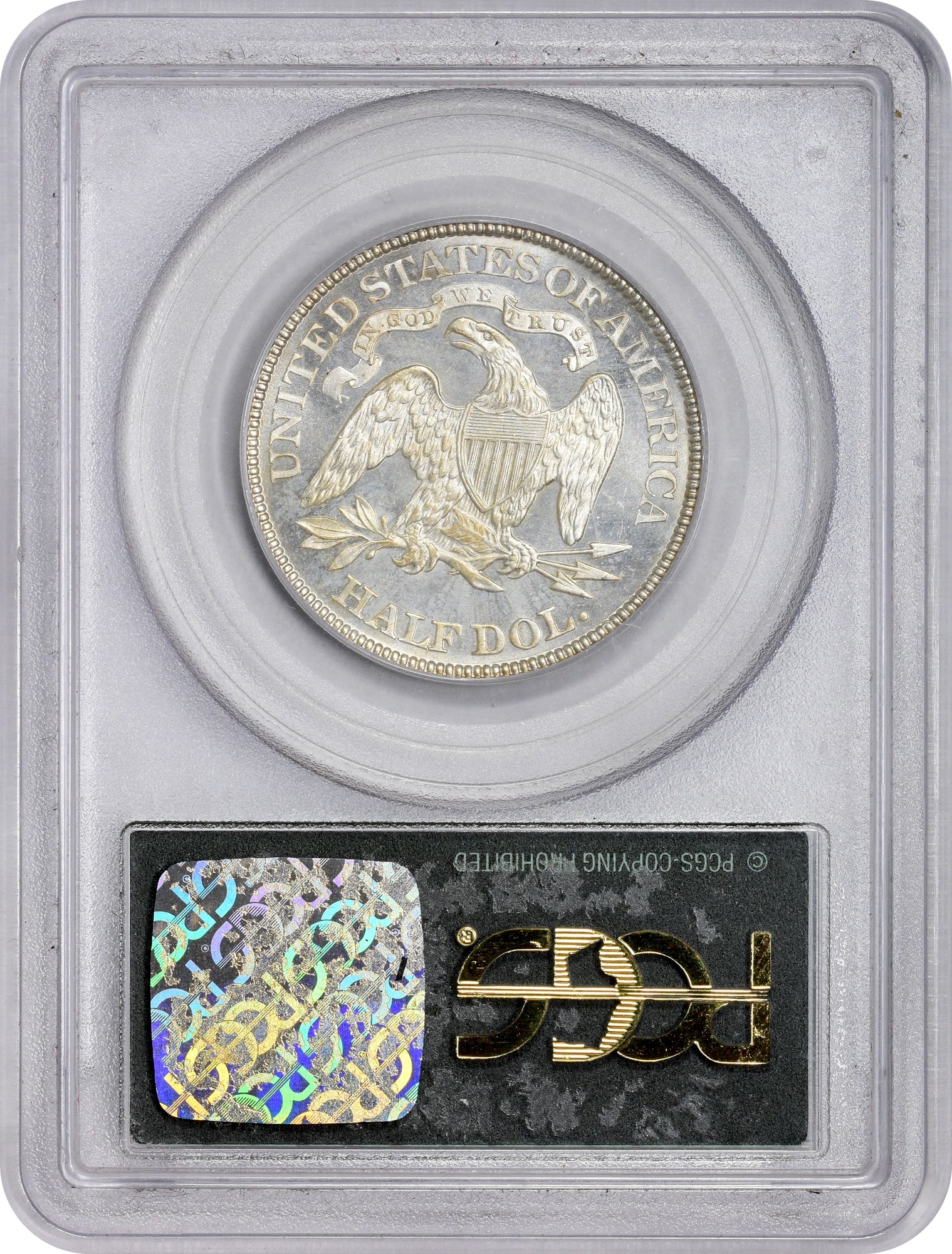 1881 50C MS66 OGH PCGS CAC REVERSE HOLDER