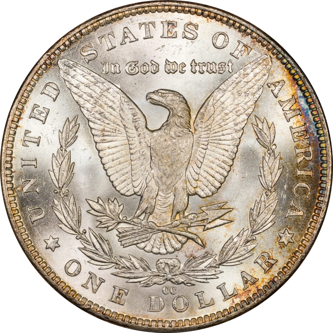 1883-CC Morgan Dollar $1 MS66 PCGS CAC Reverse