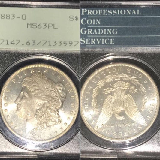 1883-O $1 MS63PL PCGS