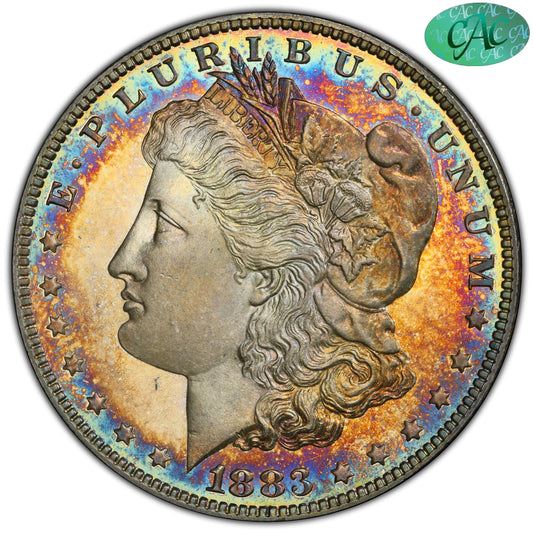 1883 $1 Pr65 Pcgs Cac