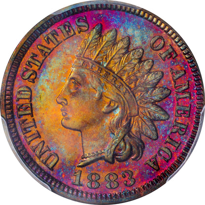 1883 1C PR65 RB PCGS EEPS