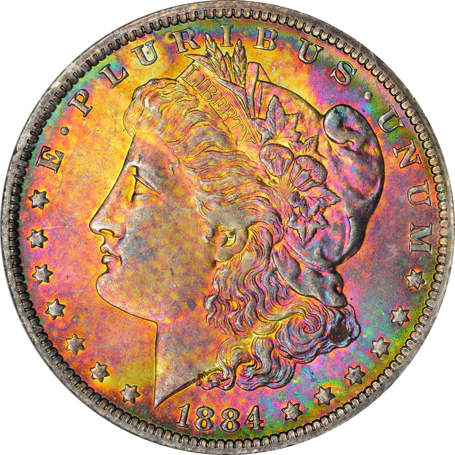 1884-O $1 MS64 OH NGC CAC