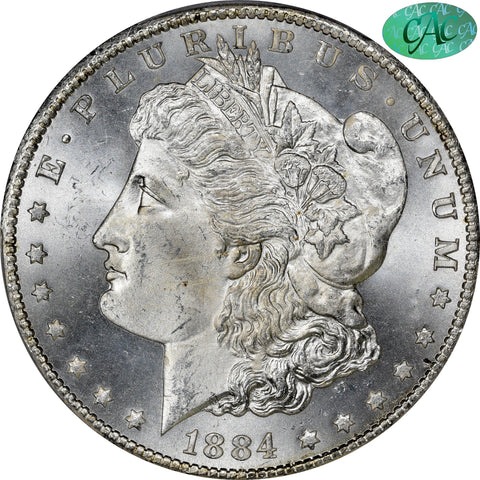 1884-Cc $1 Ms66 Pcgs Cac