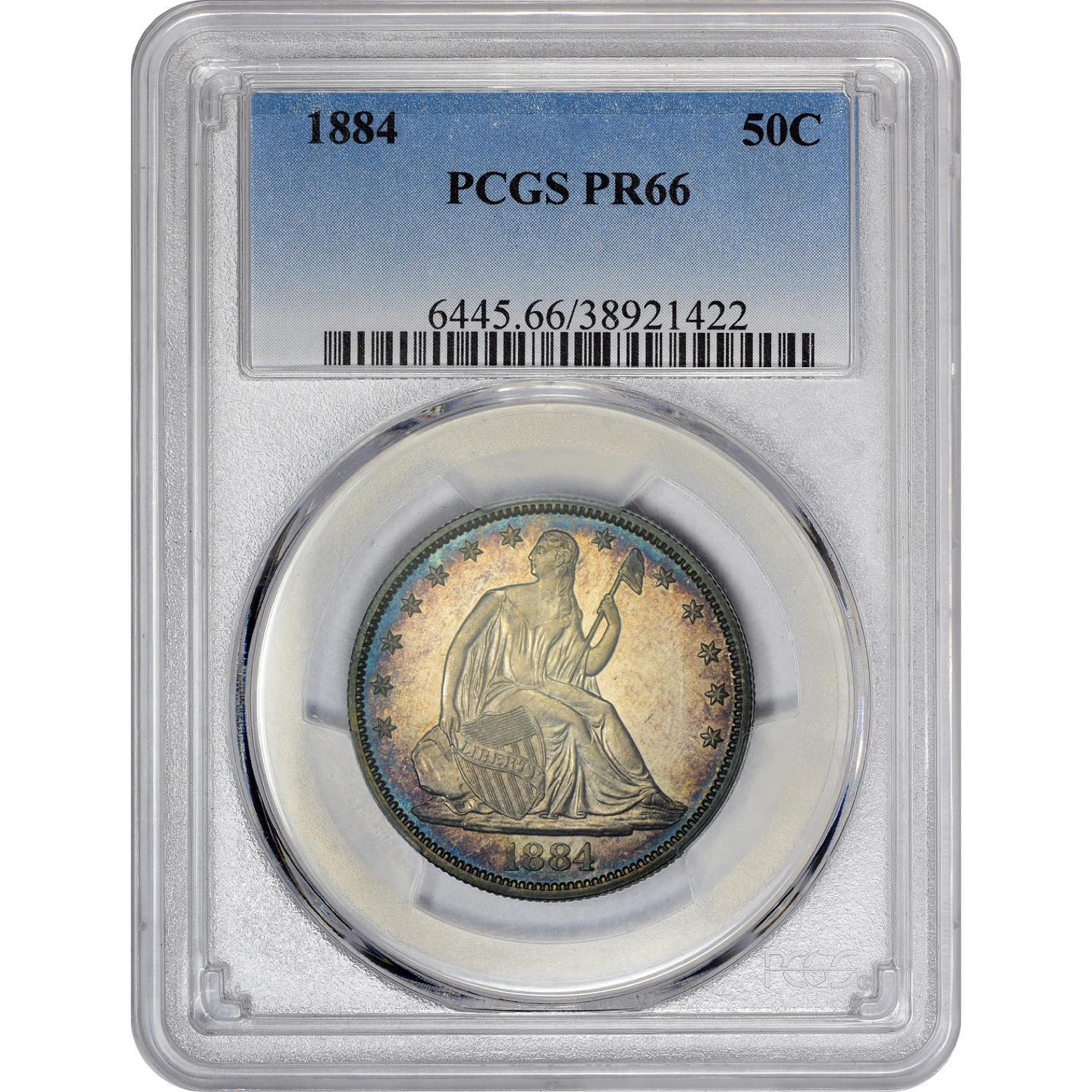 1884 50C PR66 PCGS - Paradime Coins | PCGS NGC CACG CAC Rare US Numismatic Coins For Sale