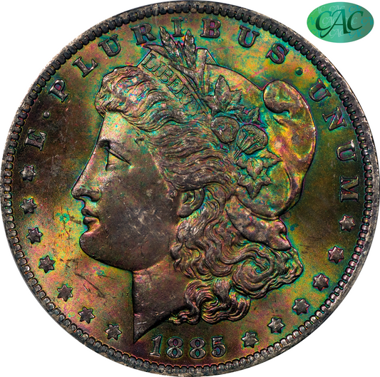 1885-O $1 MS65 PCGS CAC 