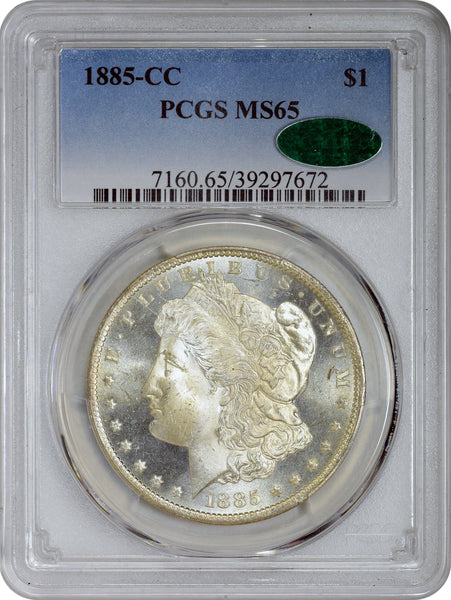 1885-Cc $1 Ms65 Pcgs Cac