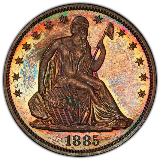 1885 50C PR65 PCGS CAC - Paradime Coins | PCGS NGC CACG CAC Rare US Numismatic Coins For Sale