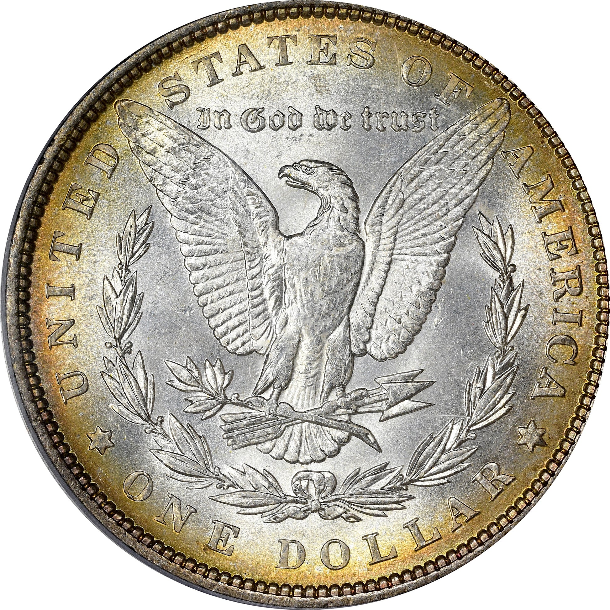 1886 $1 MS64 PCGS Reverse