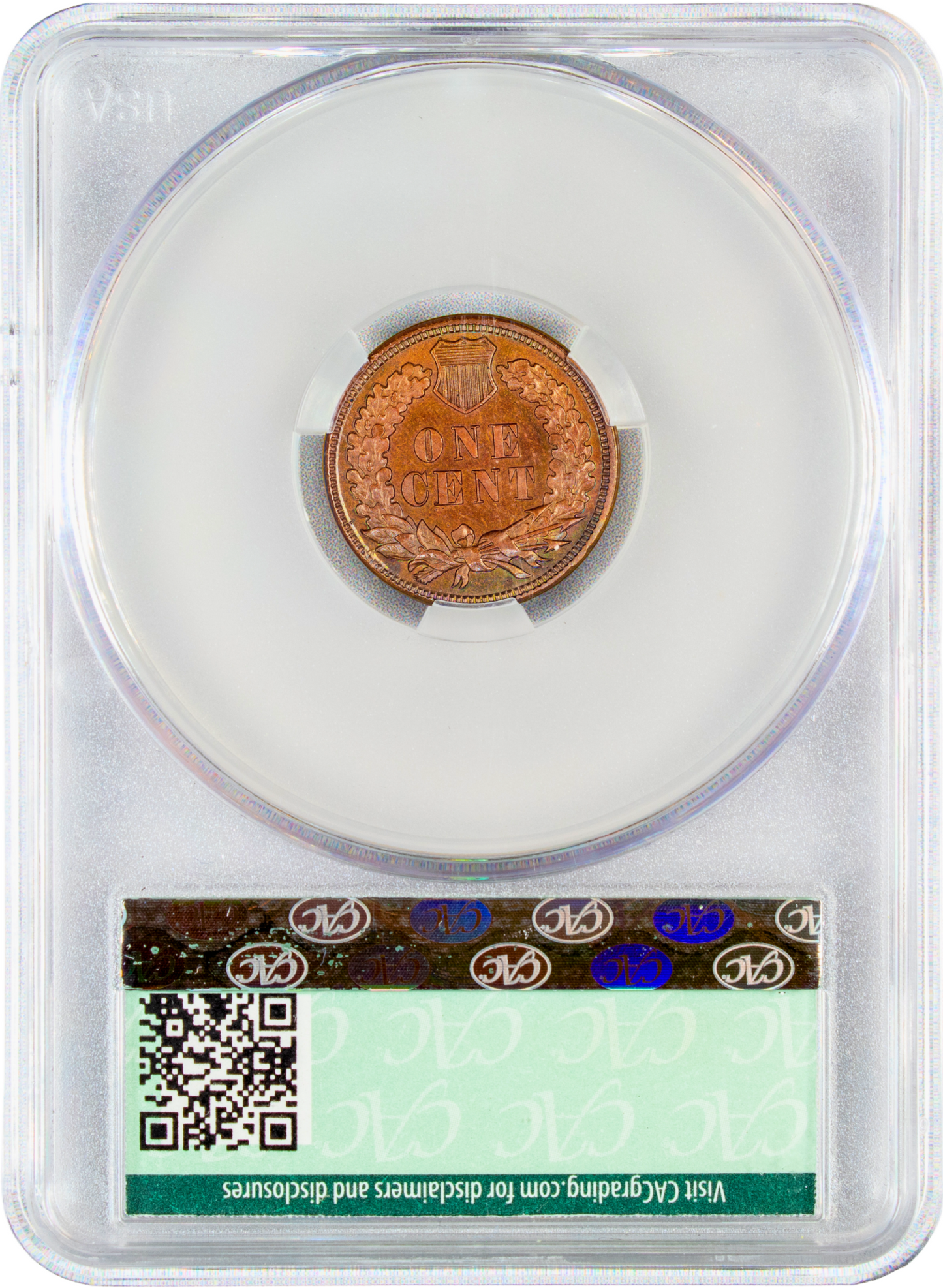 1887 1C PR65 BN CACG 1C