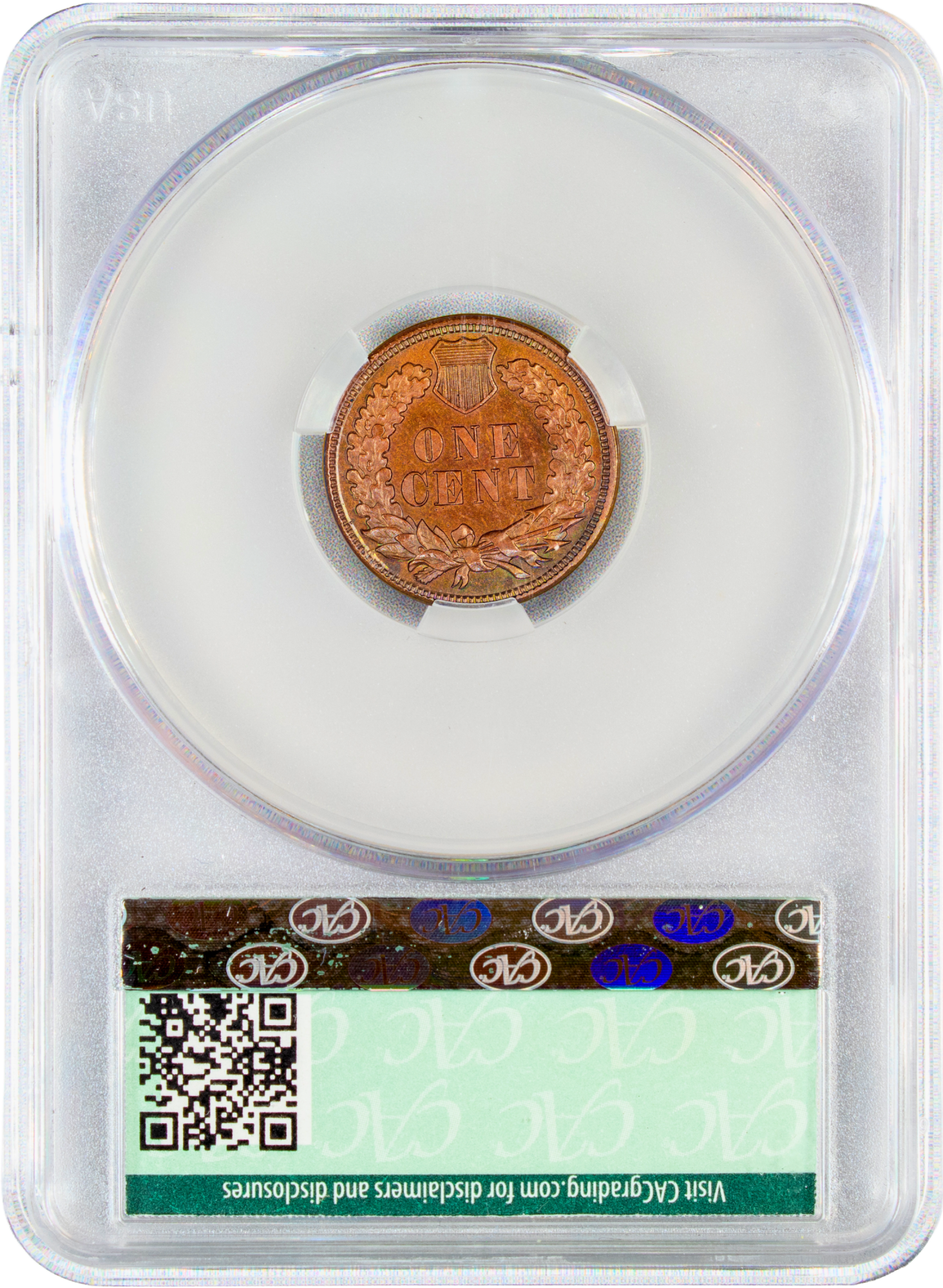 1887 1C PR65 BN CACG 1C