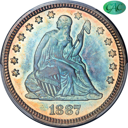 1887 25C PR66 PCGS CAC 25C