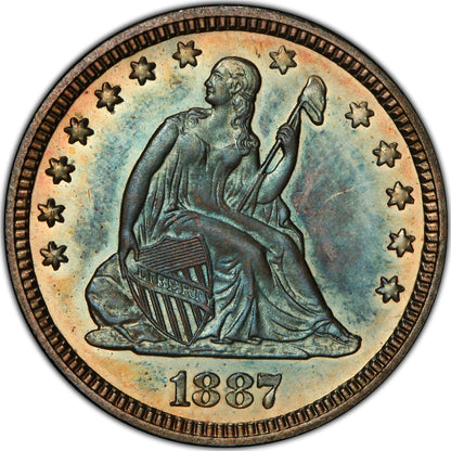1887 25C PR66 PCGS CAC 25C