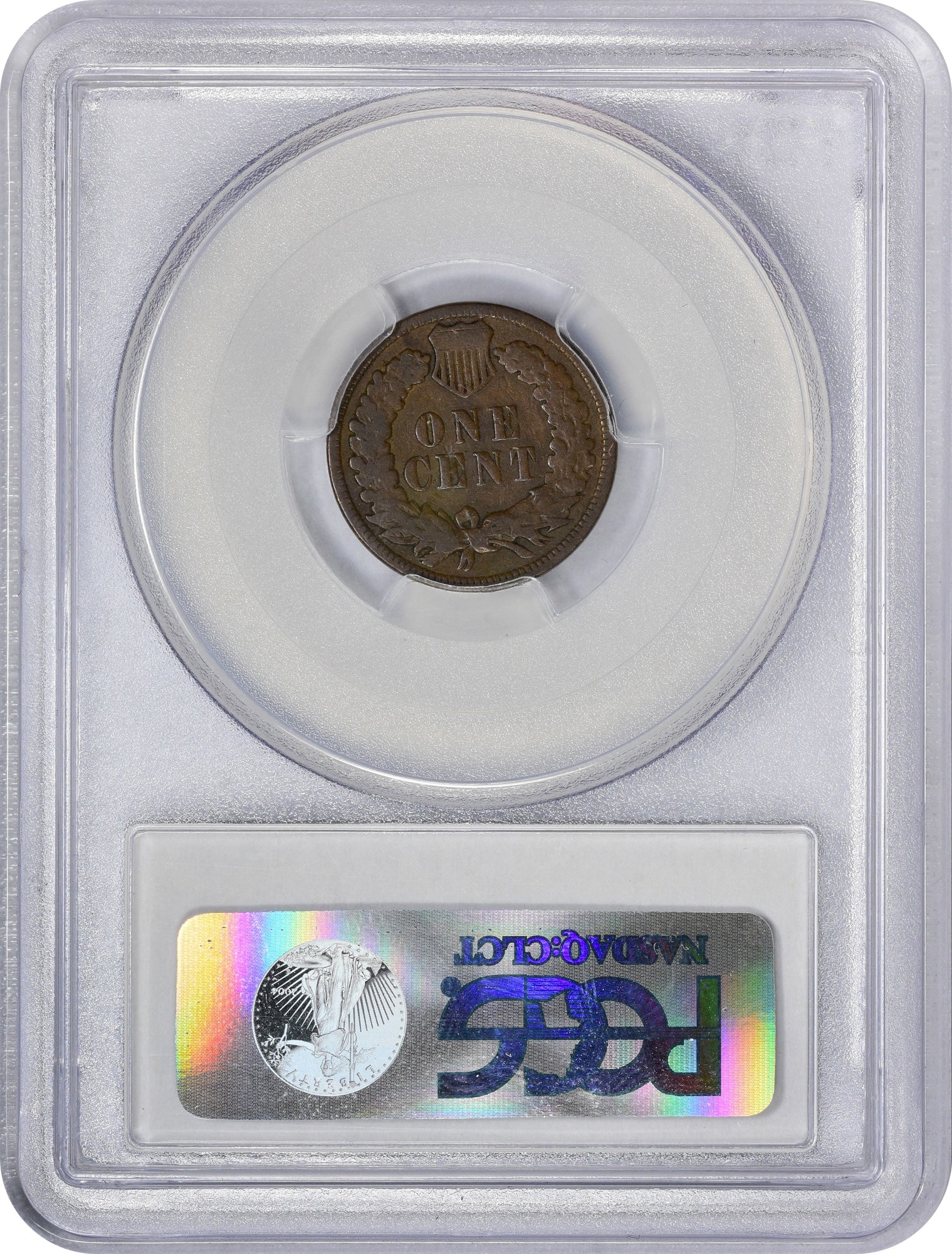 1888/7 1C VG08 PCGS CAC EEPS REVERSE HOLDER