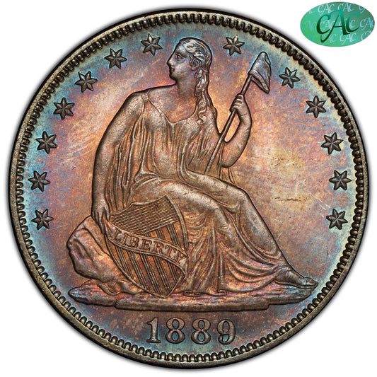 1889 50C MS66 PCGS CAC 50C