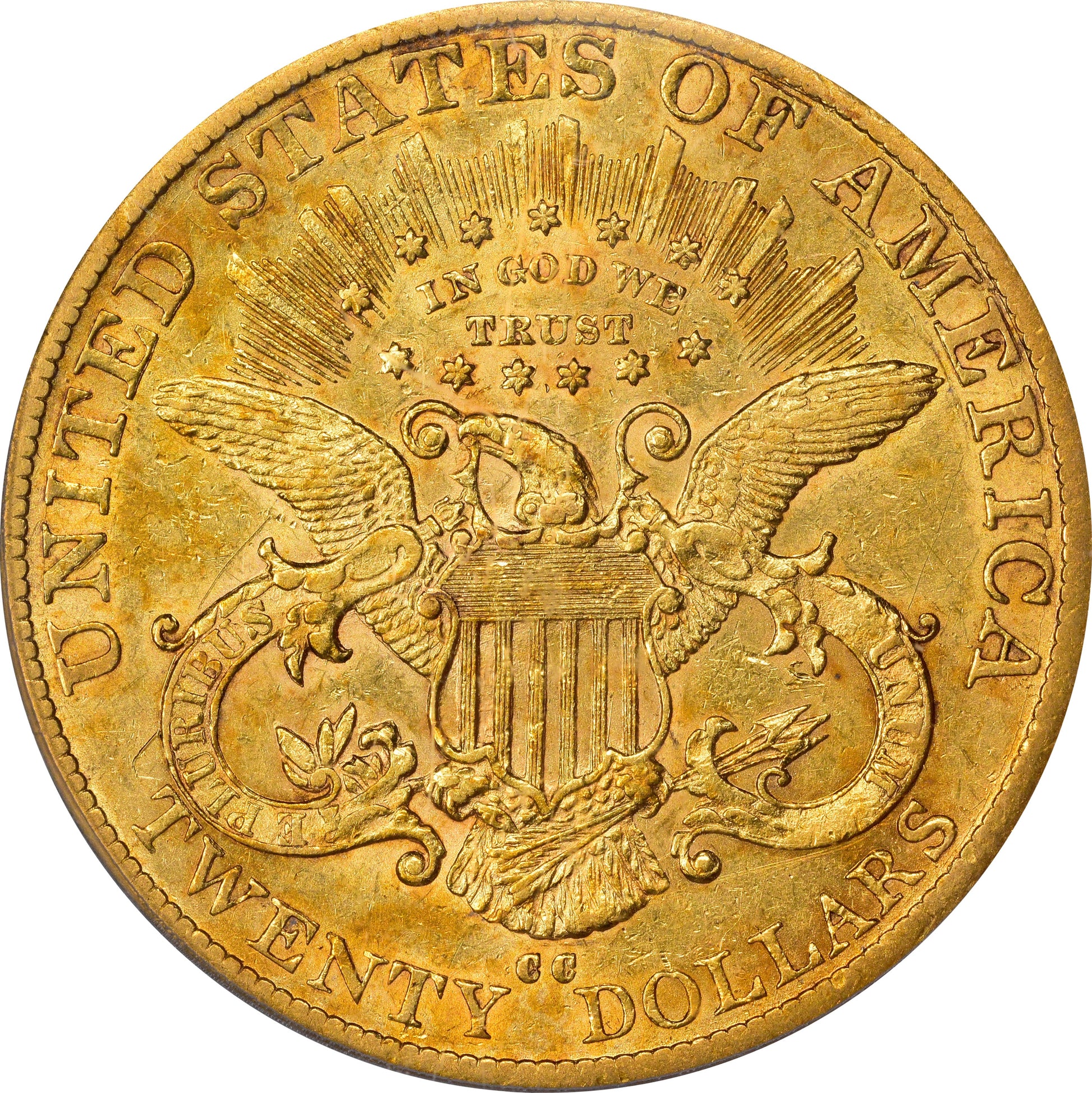 1890-CC $20 XF45 PCGS CAC